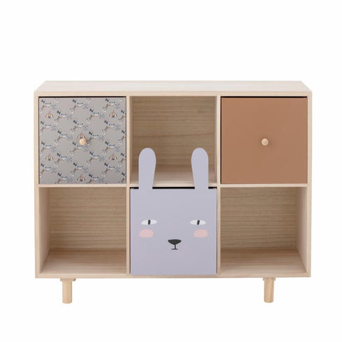 Bloomingville Calle with Drawers Paulownia Nature